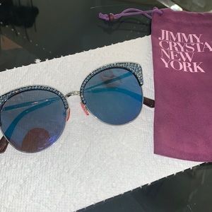 Gorgeous Jimmy Crystal New York sunglasses